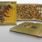Pszczoła miodna - zestaw monet obiegowych 2021
