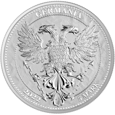 5 Mark - Liść Lipy 2022 - Germania Mint - 1 oz Ag